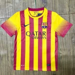 FC Barcelona 2013-14 Away Kit (Neon Electro Short Sleeves)