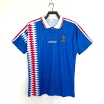 Vintage France National Team 1994 Home Football Shirt - Kappa Chevron Design France 94 Jersey