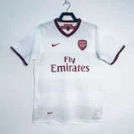 Vintage Arsenal FC 2007-08 Away Football Shirt - White Arsenal 2008 Jersey